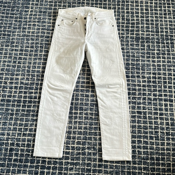 Rag & Bone Fit 2 Slim White Jeans - Picture 1 of 4